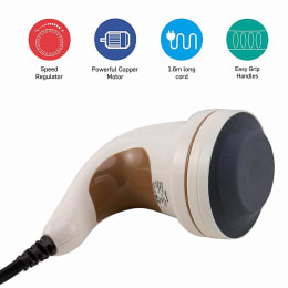 Lifelong Full Body Massager (3 Changeable Massage Heads, LLM27, Brown) Lifelong Full Body Massager (3 Changeable Massage Heads, LLM27, Brown)_5
