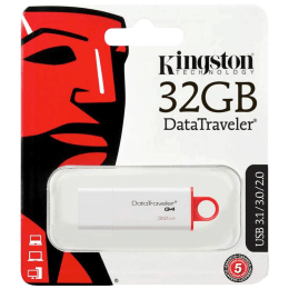 Kingston Data Traveler G4 USB 3.1 Gen 1 32 GB Flash Drive (DTIG4/32GBIN, Red and White) Kingston Data Traveler G4 USB 3.1 Gen 1 32 GB Flash Drive (DTIG4/32GBIN, Red and White)_5