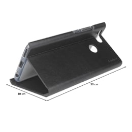 Stuffcool 19.81 cm (7.8 inch) Flipit Wallet Type Flip Leather Case Cover for Vivo Y17 (FLPTVVY17-BLK, Black) Stuffcool 19.81 cm (7.8 inch) Flipit Wallet Type Flip Leather Case Cover for Vivo Y17 (FLPTVVY17-BLK, Black)_2