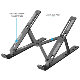 Portronics My Buddy K Laptop Stand (POR 421, Grey) Portronics My Buddy K Laptop Stand (POR 421, Grey)_3