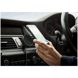 Cygnett MagMount Qi Wireless Car Charger (CY2367ACVEN, Black) Cygnett MagMount Qi Wireless Car Charger (CY2367ACVEN, Black)_4