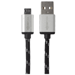 Boompods Retro USB (Type-A) to Micro USB Cable (BP-RCMR2M-BLK, Black) Boompods Retro USB (Type-A) to Micro USB Cable (BP-RCMR2M-BLK, Black)_1