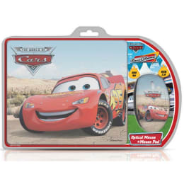 Disney 1000 DPI USB Cars Print Mouse & Mouse Pad (MO111/MP020, Multicolor) Disney 1000 DPI USB Cars Print Mouse & Mouse Pad (MO111/MP020, Multicolor)_1