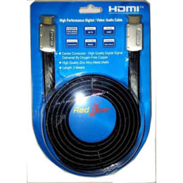 Red Gear 300 cm HDMI (Type-A) Cable (Black) Red Gear 300 cm HDMI (Type-A) Cable (Black)_1