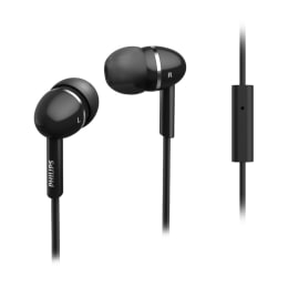 Philips In-Ear Wired Earphones with Mic (SHE1455BK, Black) Philips In-Ear Wired Earphones with Mic (SHE1455BK, Black)_1