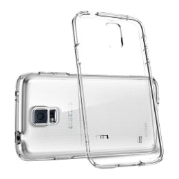 AirCase Capsule Rubber Back Case Cover for Samsung Galaxy S5 (AP-SC-622-TRN, Transparent) AirCase Capsule Rubber Back Case Cover for Samsung Galaxy S5 (AP-SC-622-TRN, Transparent)_1