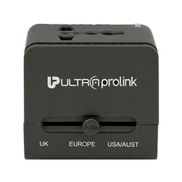 Ultraprolink Dual USB World Travel Charger (Black) Ultraprolink Dual USB World Travel Charger (Black)_1