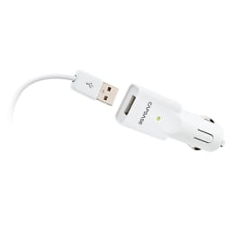 Capdase Car Charging Adapter with Cable (White) Capdase Car Charging Adapter with Cable (White)_1