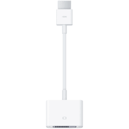 Apple HDMI (Type-A) to DVI-D (Dual Link) Cable (MJVU2ZM/A, White) Apple HDMI (Type-A) to DVI-D (Dual Link) Cable (MJVU2ZM/A, White)_1