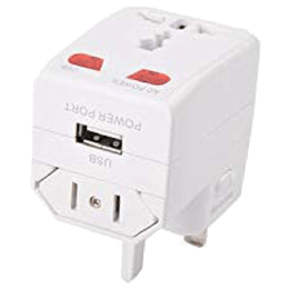 Croma Universal Travel Adaptor Charging Adapter (CH-153, White) Croma Universal Travel Adaptor Charging Adapter (CH-153, White)_1