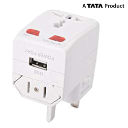 Croma Universal Travel Adaptor Charging Adapter (CH-153, White) Croma Universal Travel Adaptor Charging Adapter (CH-153, White)_2