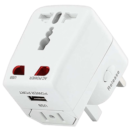 Croma Universal Travel Adaptor Charging Adapter (CH-153, White) Croma Universal Travel Adaptor Charging Adapter (CH-153, White)_3