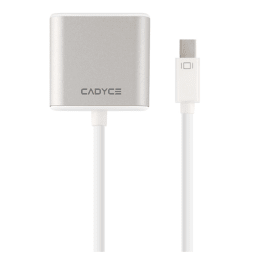 Cadyce Mini Display Port to VGA Cable (CA-MDVGA, White) Cadyce Mini Display Port to VGA Cable (CA-MDVGA, White)_1
