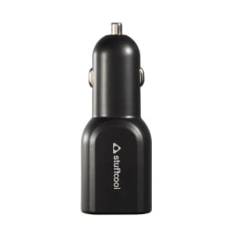 Stuffcool Journey 3.4 Amp Dual USB Car Charging Adapter (CAJNY-BLK, Black) Stuffcool Journey 3.4 Amp Dual USB Car Charging Adapter (CAJNY-BLK, Black)_1