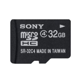 Sony 32GB Class 4 MicroSDHC Memory Card (SR-32A4, Black) Sony 32GB Class 4 MicroSDHC Memory Card (SR-32A4, Black)_1