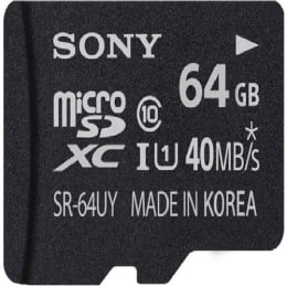 Sony Ultra 31242625 64GB Class 10 MicroSD Memory Card (SR-64UYA, Black) Sony Ultra 31242625 64GB Class 10 MicroSD Memory Card (SR-64UYA, Black)_1