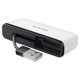 Belkin Ultra 4-Port Mini Travel Hub (F4U021bt, White) Belkin Ultra 4-Port Mini Travel Hub (F4U021bt, White)_3