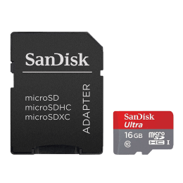 Sandisk Ultra 16GB Class 10 Memory Card (SDSQUAR, Black) Sandisk Ultra 16GB Class 10 Memory Card (SDSQUAR, Black)_1