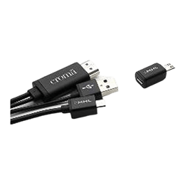 Croma HDMI (Type-A) to USB 2.0 (Type-A) + Micro USB + MHL Cable (EE2063 W2326, Black) Croma HDMI (Type-A) to USB 2.0 (Type-A) + Micro USB + MHL Cable (EE2063 W2326, Black)_5