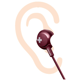 Philips In-Ear Wired Earphones with Mic (SHE4305RD/00, Red) Philips In-Ear Wired Earphones with Mic (SHE4305RD/00, Red)_8