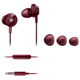 Philips In-Ear Wired Earphones with Mic (SHE4305RD/00, Red) Philips In-Ear Wired Earphones with Mic (SHE4305RD/00, Red)_5