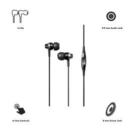 Denon In-Ear Wired Earphones with Mic (AH-C50, Black) Denon In-Ear Wired Earphones with Mic (AH-C50, Black)_3