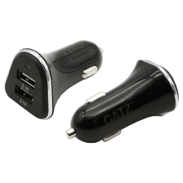 Catz 4.2 Amp Car Charger (CZ-CC4-BL, Black) Catz 4.2 Amp Car Charger (CZ-CC4-BL, Black)_3