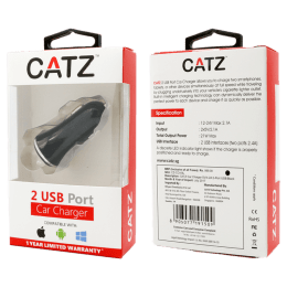 Catz 4.2 Amp Car Charger (CZ-CC4-BL, Black) Catz 4.2 Amp Car Charger (CZ-CC4-BL, Black)_5