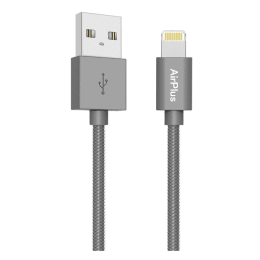 AirPlus 100 cm USB 2.0 (Type-A) to Lightning Cable (AP-AX-IND, Grey) AirPlus 100 cm USB 2.0 (Type-A) to Lightning Cable (AP-AX-IND, Grey)_1
