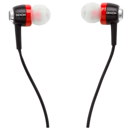 Denon In-Ear Wired Earphones with Mic (AH-C100, Red) Denon In-Ear Wired Earphones with Mic (AH-C100, Red)_2