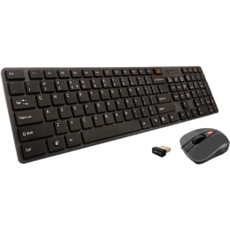 Amkette Optimus Keyboard & Mouse combo (FSA408PP, Black) Amkette Optimus Keyboard & Mouse combo (FSA408PP, Black)_1