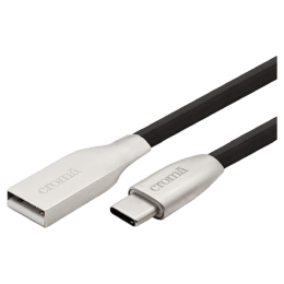 Croma USB 2.0 (Type-A) to USB (Type-C) Cable (W-2382, Black) Croma USB 2.0 (Type-A) to USB (Type-C) Cable (W-2382, Black)_4