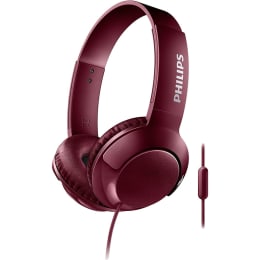 Philips Bass+ Headphones with Mic (SHL3075, Red) Philips Bass+ Headphones with Mic (SHL3075, Red)_2
