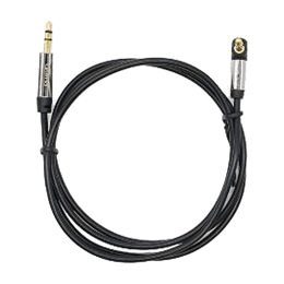 Croma 3.5mm Stereo 90 Degrees Aux Cable (EE0558 W9697, Black) Croma 3.5mm Stereo 90 Degrees Aux Cable (EE0558 W9697, Black)_1