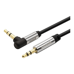 Croma 3.5mm Stereo 90 Degrees Aux Cable (EE0558 W9697, Black) Croma 3.5mm Stereo 90 Degrees Aux Cable (EE0558 W9697, Black)_4