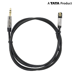 Croma 3.5mm Stereo 90 Degrees Aux Cable (EE0558 W9697, Black) Croma 3.5mm Stereo 90 Degrees Aux Cable (EE0558 W9697, Black)_2