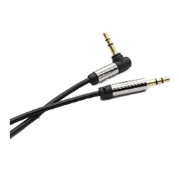 Croma 3.5mm Stereo 90 Degrees Aux Cable (EE0558 W9697, Black) Croma 3.5mm Stereo 90 Degrees Aux Cable (EE0558 W9697, Black)_5