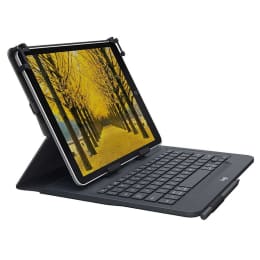 Logitech Bluetooth Keyboard Folio Case for Universal 9-10 Inch Tablets (920-008334, Black) Logitech Bluetooth Keyboard Folio Case for Universal 9-10 Inch Tablets (920-008334, Black)_1