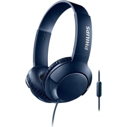Philips Bass+ Headphones with Mic (SHL3075, Blue) Philips Bass+ Headphones with Mic (SHL3075, Blue)_2