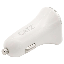 Catz 4.2 Amp Car Charger (CZ-CC4-WH, White) Catz 4.2 Amp Car Charger (CZ-CC4-WH, White)_1