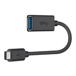 Belkin USB 3.0 (Type-C) to USB 2.0 (Type-A) Cable (F2CU036btBLK, Black) Belkin USB 3.0 (Type-C) to USB 2.0 (Type-A) Cable (F2CU036btBLK, Black)_1