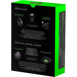 Razer Abyssus And Goliathus 2000 DPI Wired Mouse & Mouse Mat (RZ83-02020200-B3M1, Black) Razer Abyssus And Goliathus 2000 DPI Wired Mouse & Mouse Mat (RZ83-02020200-B3M1, Black)_4
