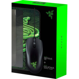 Razer Abyssus And Goliathus 2000 DPI Wired Mouse & Mouse Mat (RZ83-02020200-B3M1, Black) Razer Abyssus And Goliathus 2000 DPI Wired Mouse & Mouse Mat (RZ83-02020200-B3M1, Black)_3