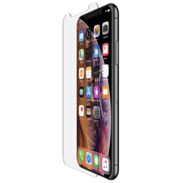Belkin ScreenForce Tempered Glass Screen Protector for Apple iPhone XR/X (F8W863ec, Transparent) Belkin ScreenForce Tempered Glass Screen Protector for Apple iPhone XR/X (F8W863ec, Transparent)_1