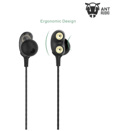 Ant Audio In-Ear Wired Earphones with Mic (W59, Black) Ant Audio In-Ear Wired Earphones with Mic (W59, Black)_4