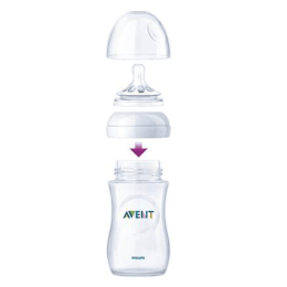 Philips Avent 260 ML Baby Bottle (SCF693/10, Clear) Philips Avent 260 ML Baby Bottle (SCF693/10, Clear)_4