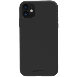 Stuffcool Silo Silicone Soft and Smooth Back Case Cover for Apple iPhone 11 (SILOIP1158, Black) Stuffcool Silo Silicone Soft and Smooth Back Case Cover for Apple iPhone 11 (SILOIP1158, Black)_2