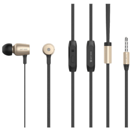 Ant Audio In-Ear Wired Earphones with Mic (Thump 504, Black/Gold) Ant Audio In-Ear Wired Earphones with Mic (Thump 504, Black/Gold)_1
