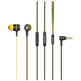 Ant Audio In-Ear Wired Earphones with Mic (Wave 702, Yellow/Black) Ant Audio In-Ear Wired Earphones with Mic (Wave 702, Yellow/Black)_1