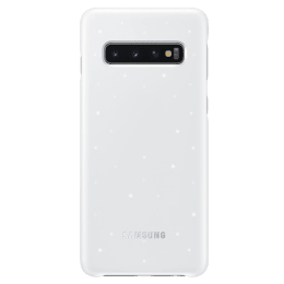 Samsung Galaxy S10 LED Back Case Cover (EF-KG973CWEGIN, White) Samsung Galaxy S10 LED Back Case Cover (EF-KG973CWEGIN, White)_1